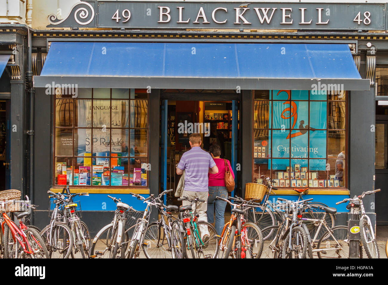 Blackwells Bookshop Oxford UK Stock Photo