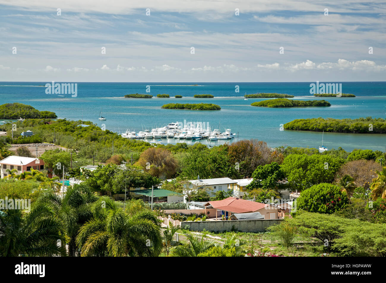 Panoramic view, La Parguera, Puerto Rico Stock Photo 130798581 Alamy