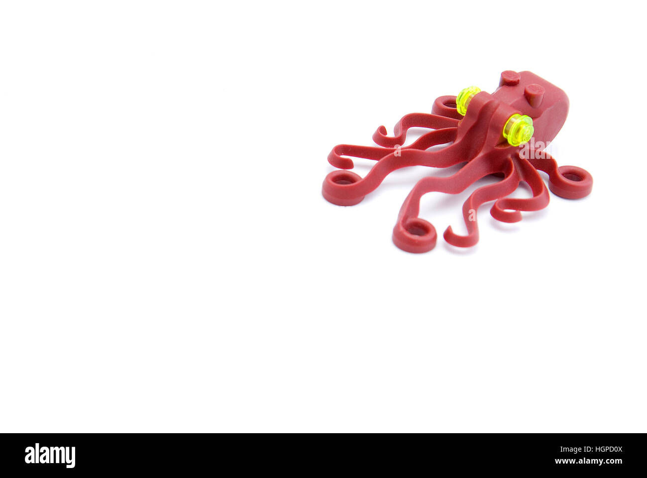 Lego Octopus figure Stock Photo