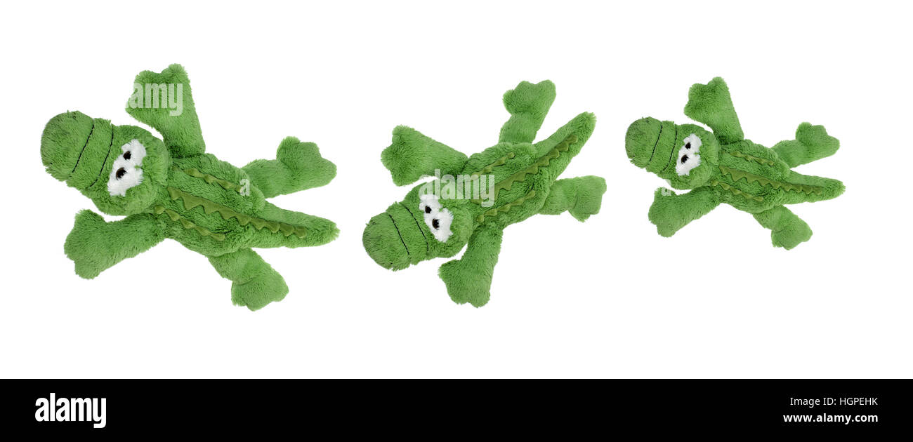 Soft Toy Crocodiles Stock Photo