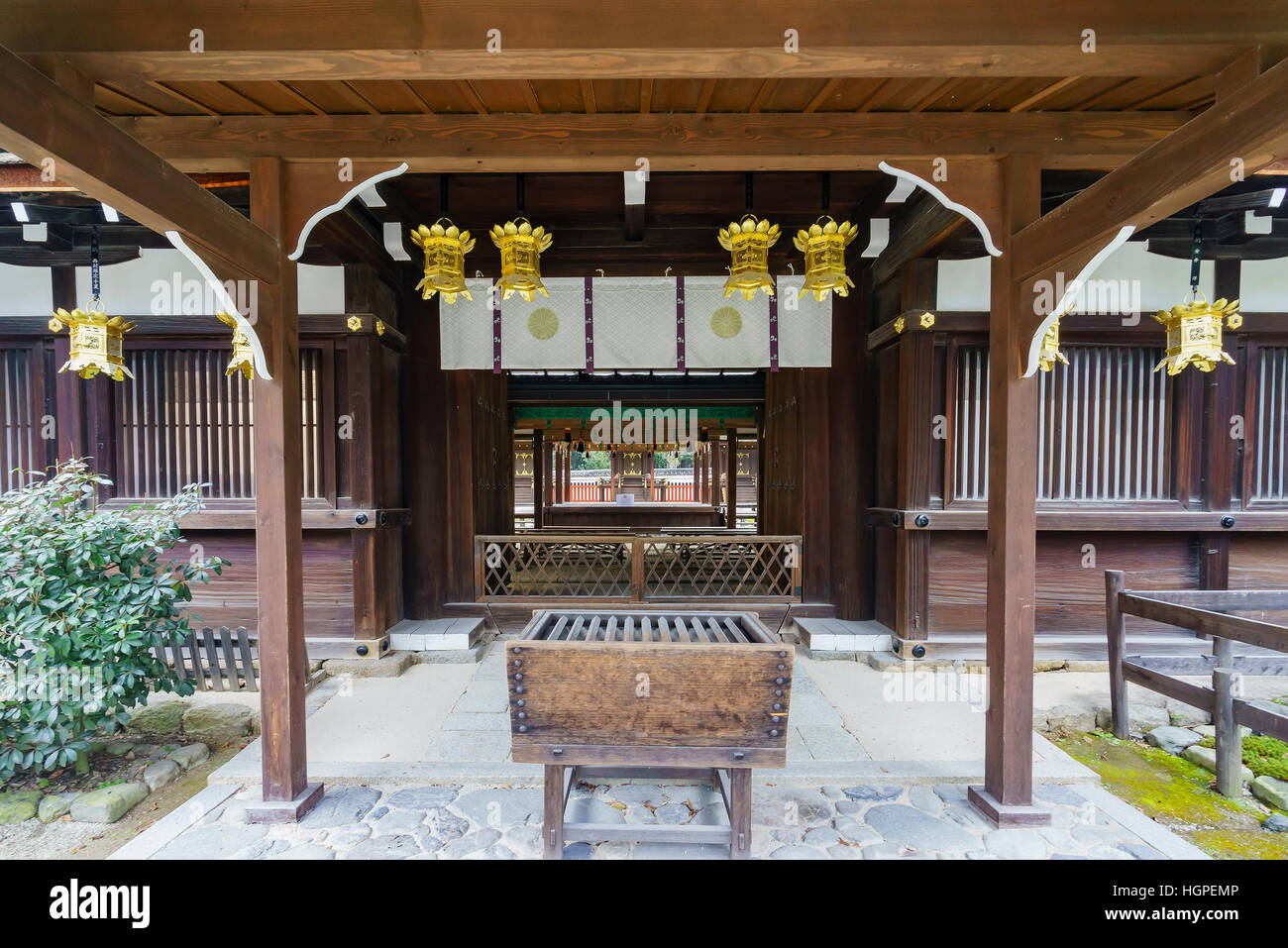 The famous Shimogamo Jinja at Kyoto, Japan Stock Photo - Alamy