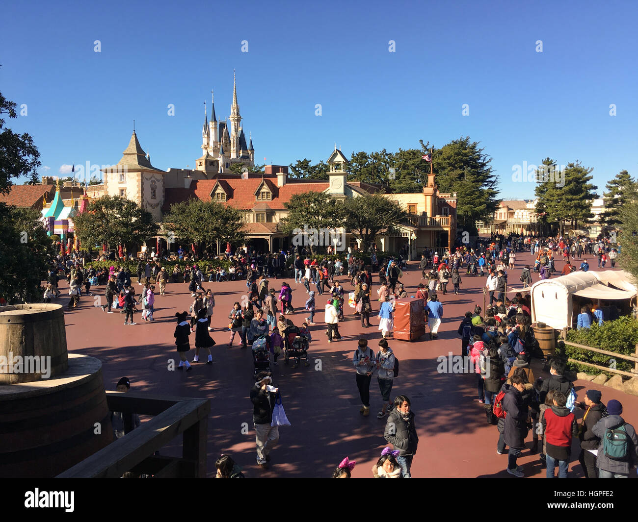 Tokyo Disneyland in Tokyo, Japan. Stock Photo