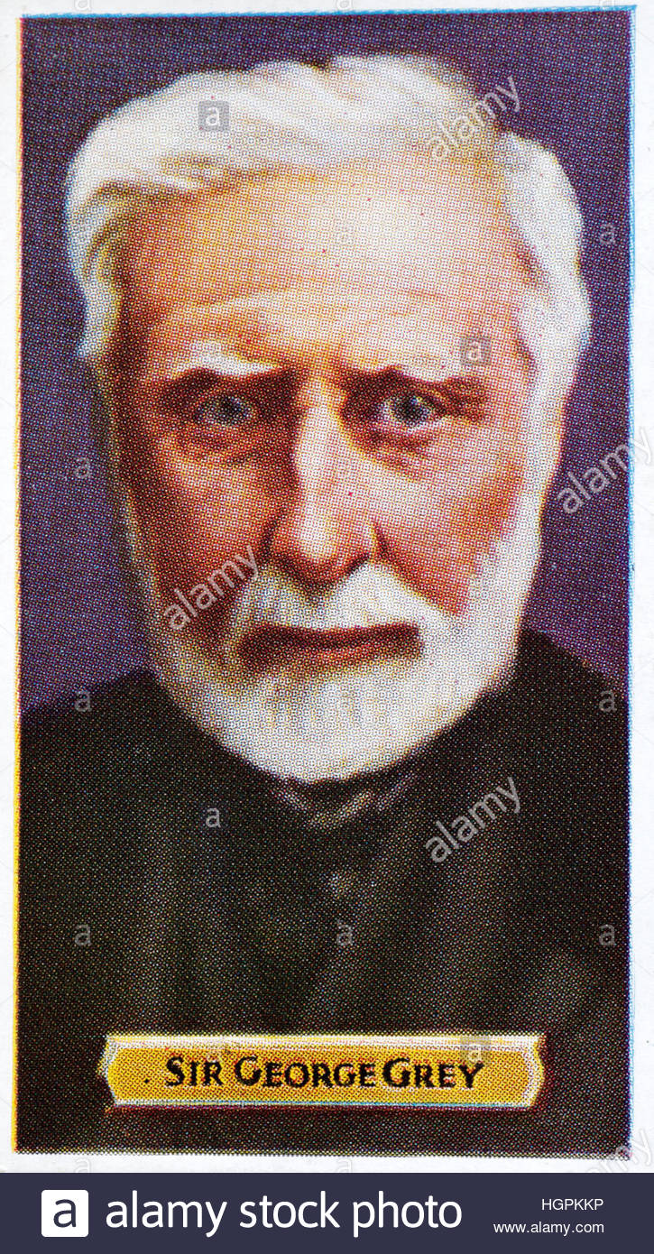 Sir George Grey 1812 – 1898, colonial governor of South Australia,New Zealand and South Africa Stock Photo