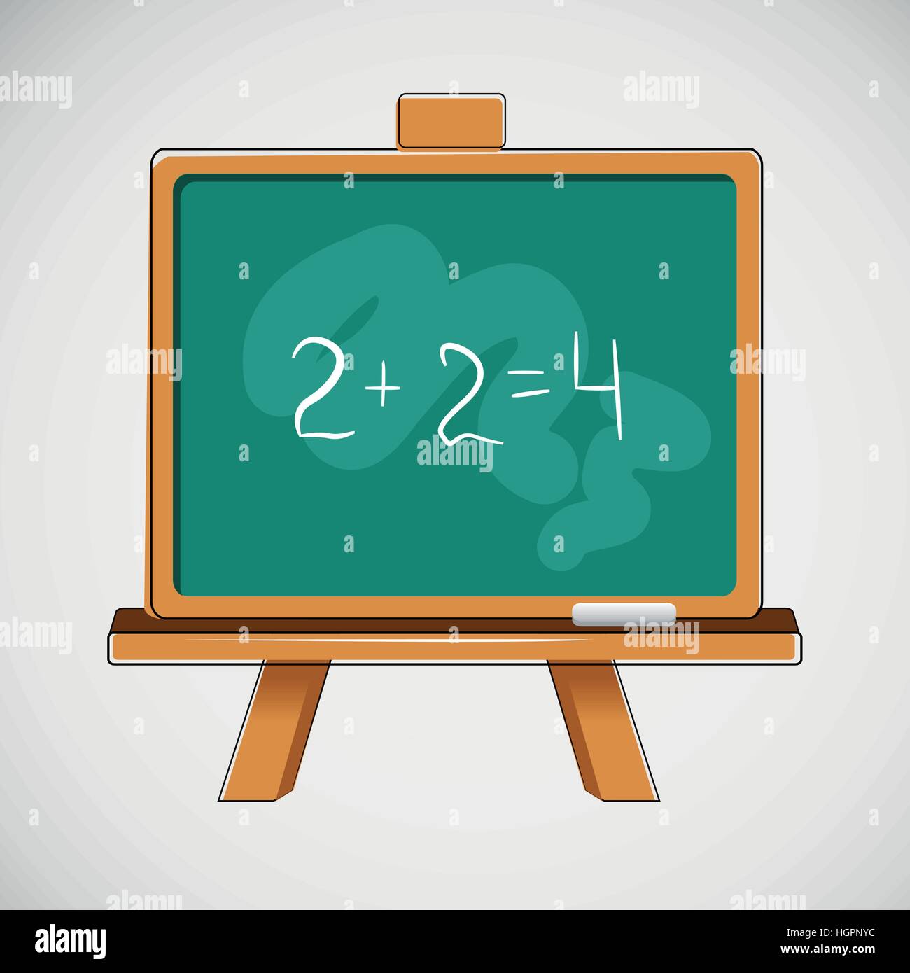 Simple vector black board with written numbers Stock Vector Image & Art Alamy