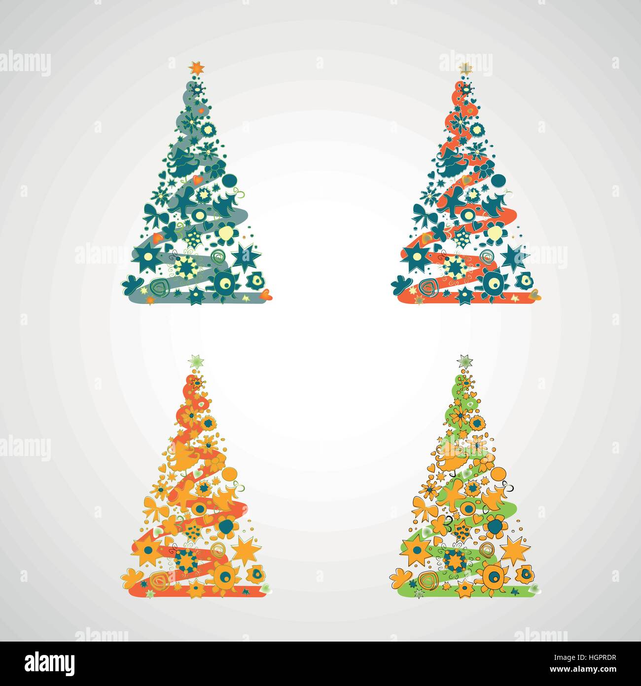 Tree Vector Light Set of vector trees on a light background Stock Vector Image & Art - Alamy