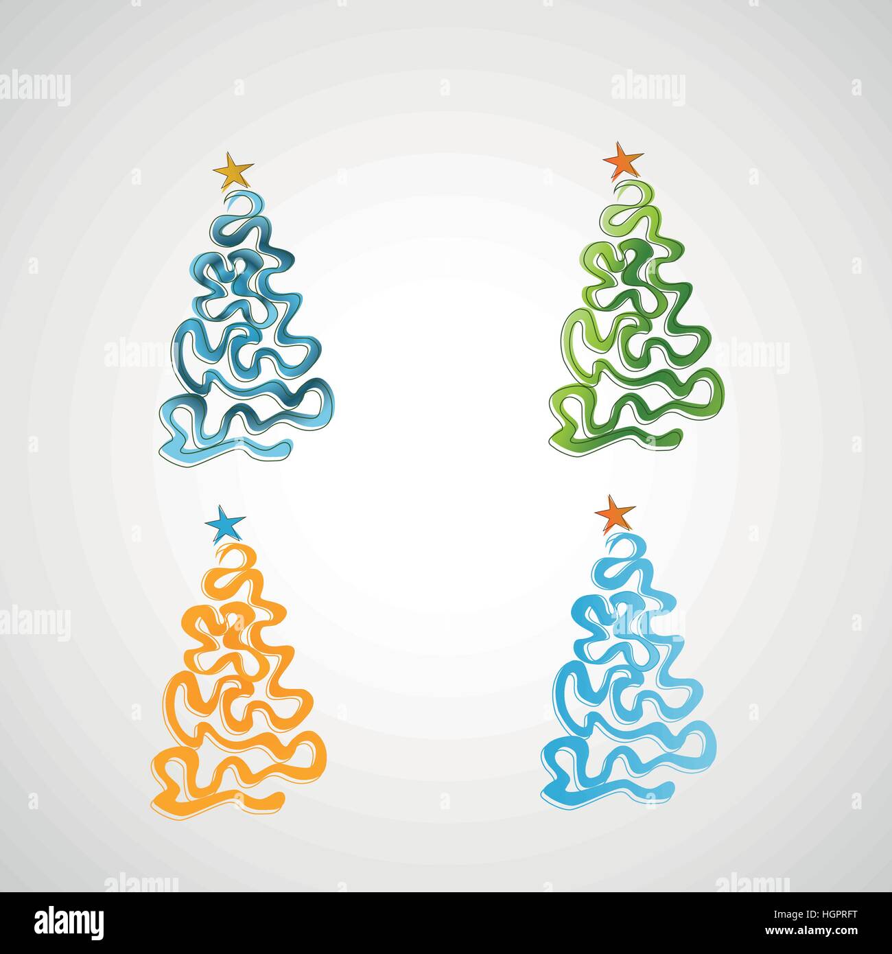 Tree Vector Light Set of vector trees on a light background Stock Vector Image & Art - Alamy