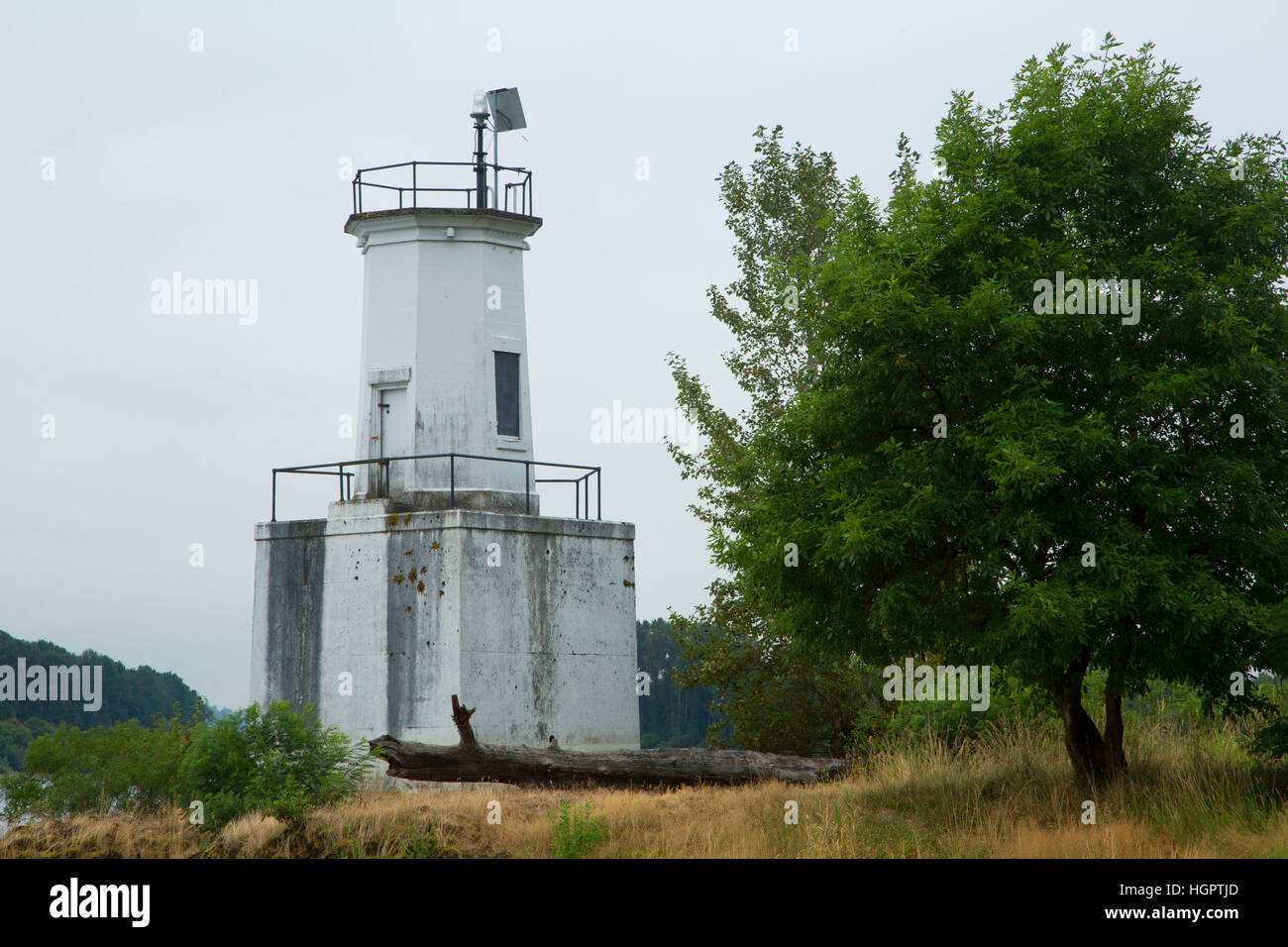 Warrior Rock Lighthouse on Warrior Rock Trail, Sauvie Island Wildlife
