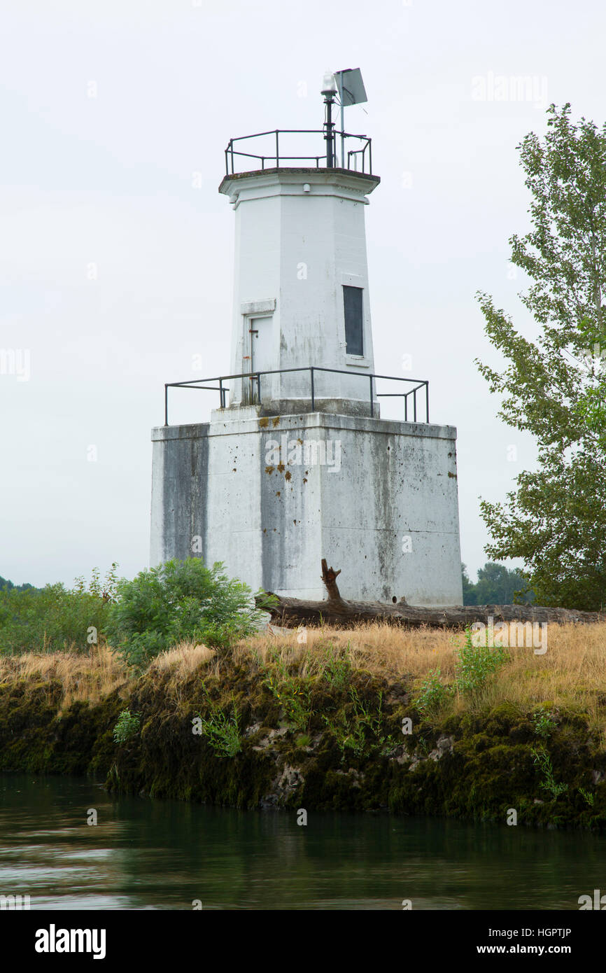 Warrior Rock Lighthouse on Warrior Rock Trail, Sauvie Island Wildlife