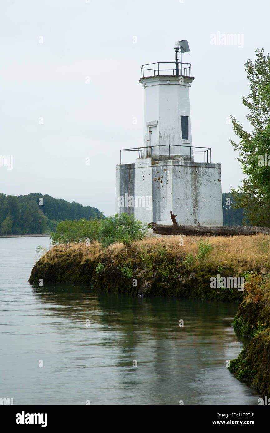 Warrior Rock Lighthouse on Warrior Rock Trail, Sauvie Island Wildlife