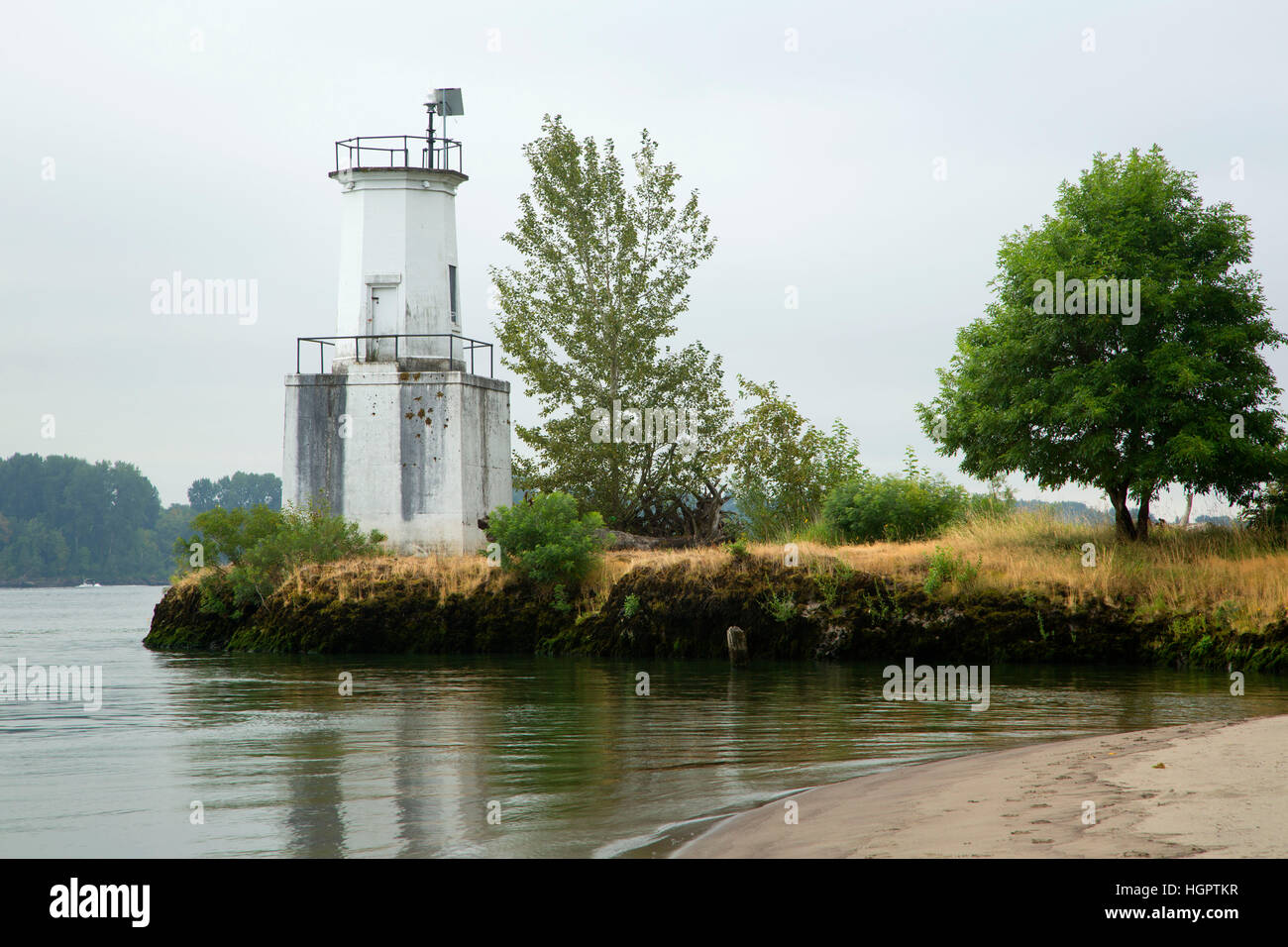 Warrior Rock Lighthouse on Warrior Rock Trail, Sauvie Island Wildlife