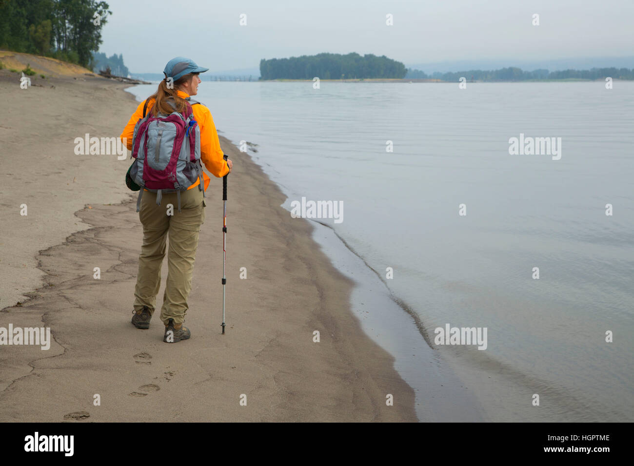 Warrior Rock beach walk at Warrior Rock Trail, Sauvie Island Wildlife