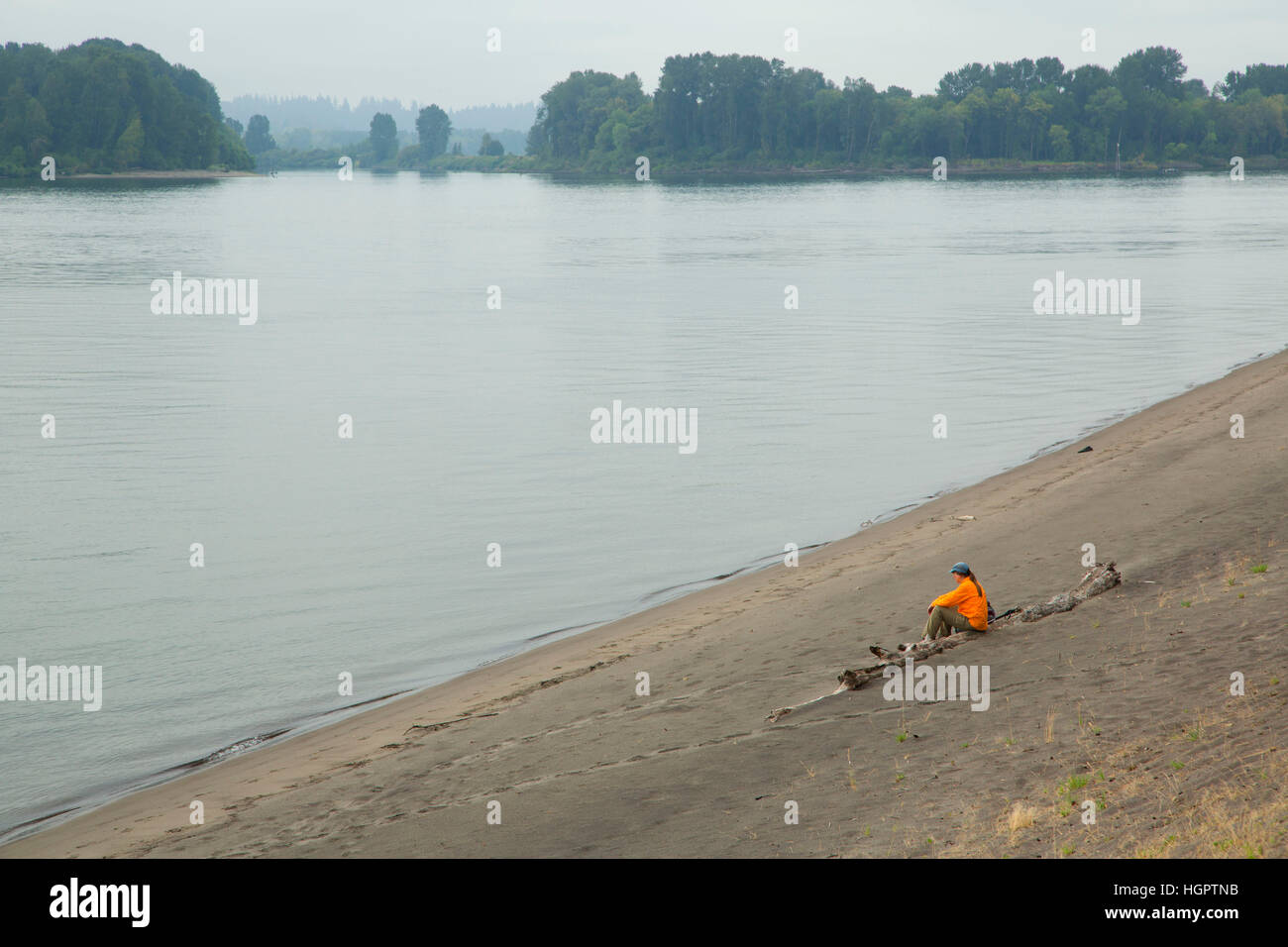 Warrior Rock beach at Warrior Rock Trail, Sauvie Island Wildlife Area