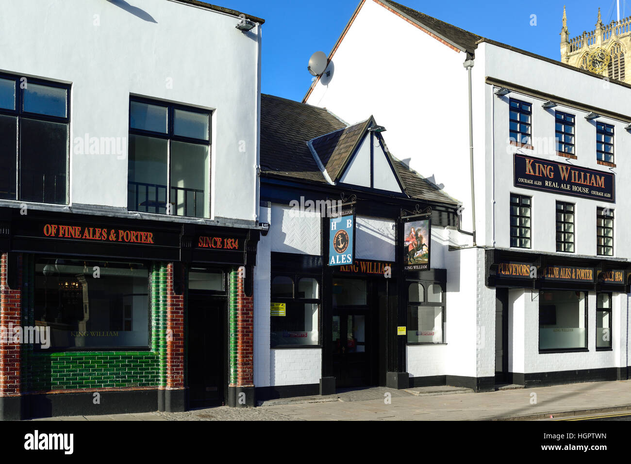 KingstonUponHull ,East Riding of Yorkshire,UK. The King William Public House Stock Photo Alamy