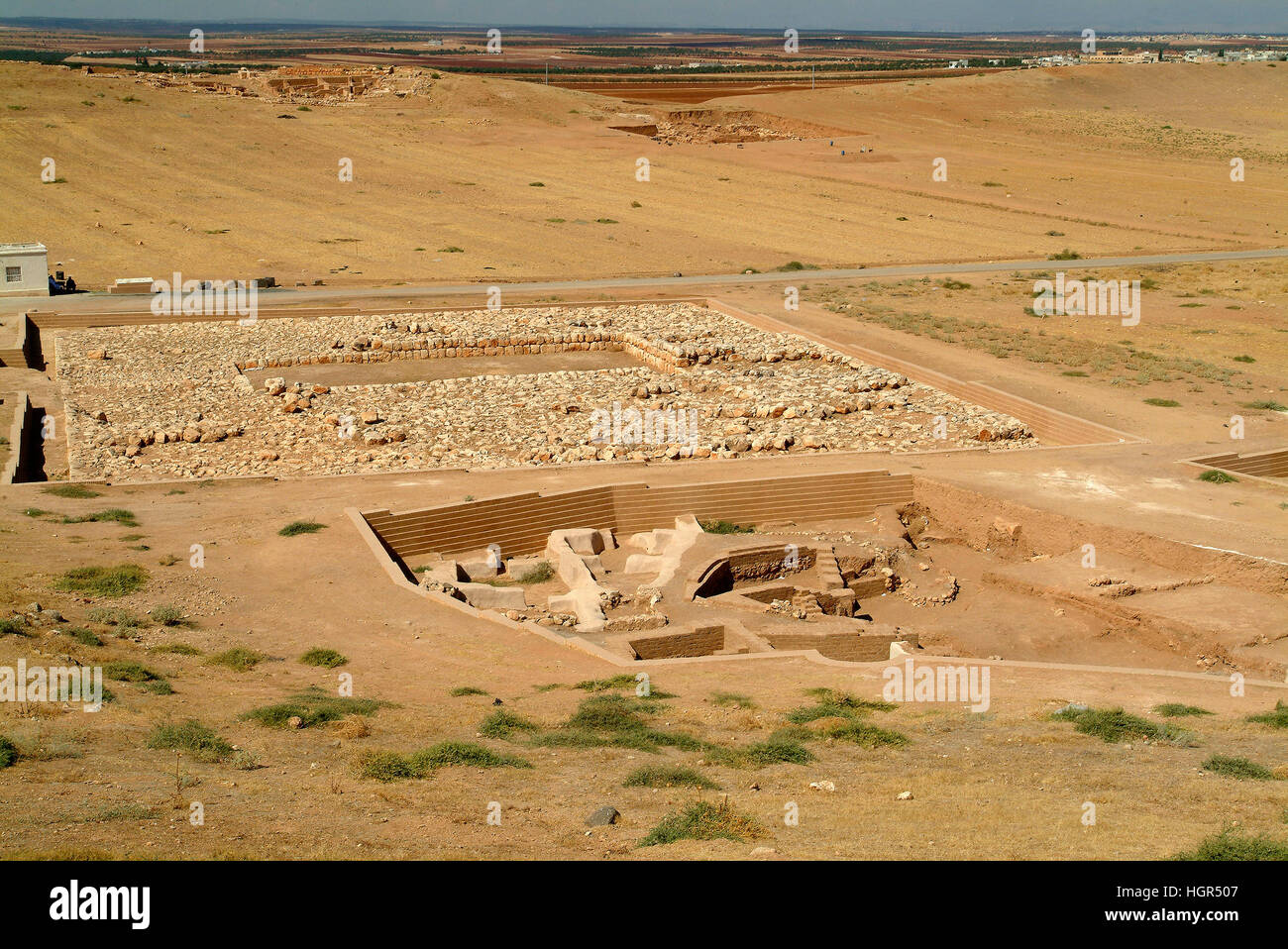Sirya Ebla archaeological site Stock Photo