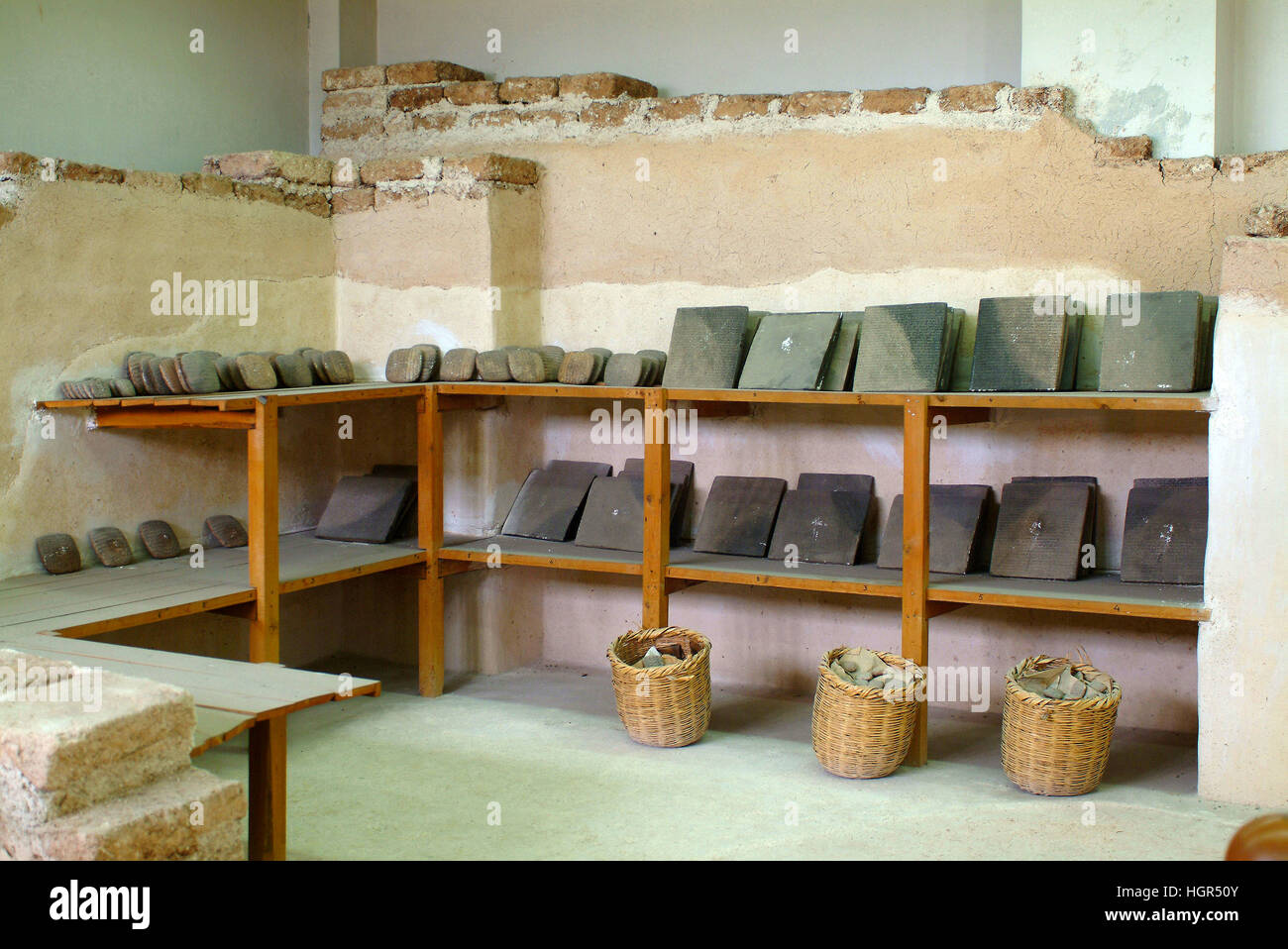 Sirya Ebla archaeological site Stock Photo
