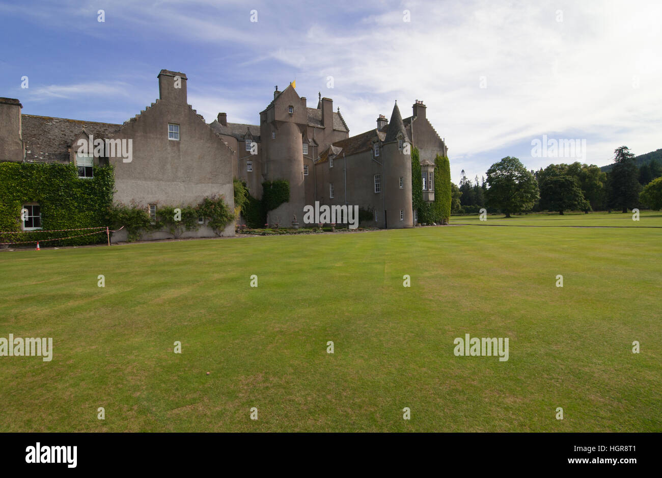 Ballindalloch castle Stock Photo