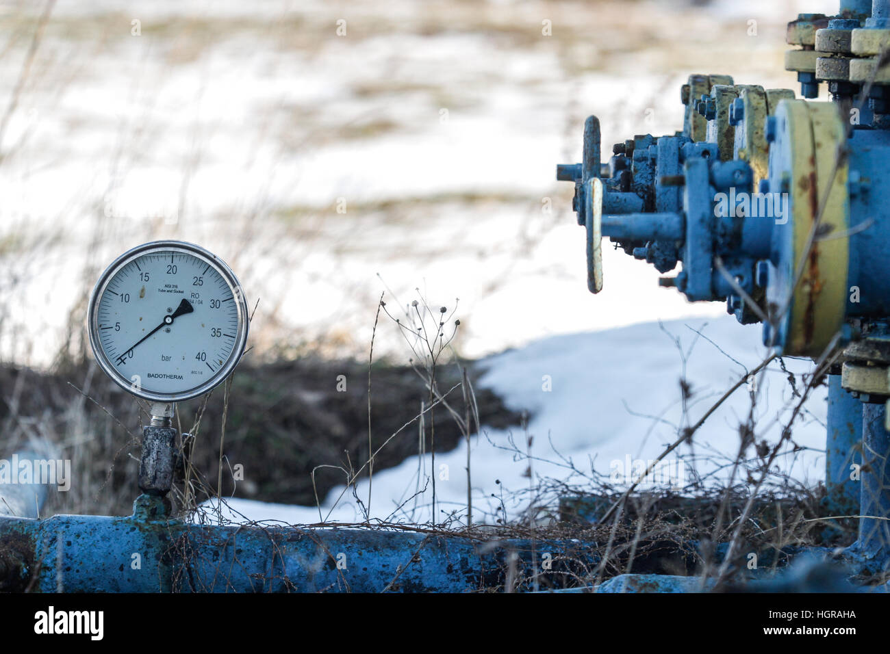 Oil drilling romania hi-res stock photography and images - Alamy