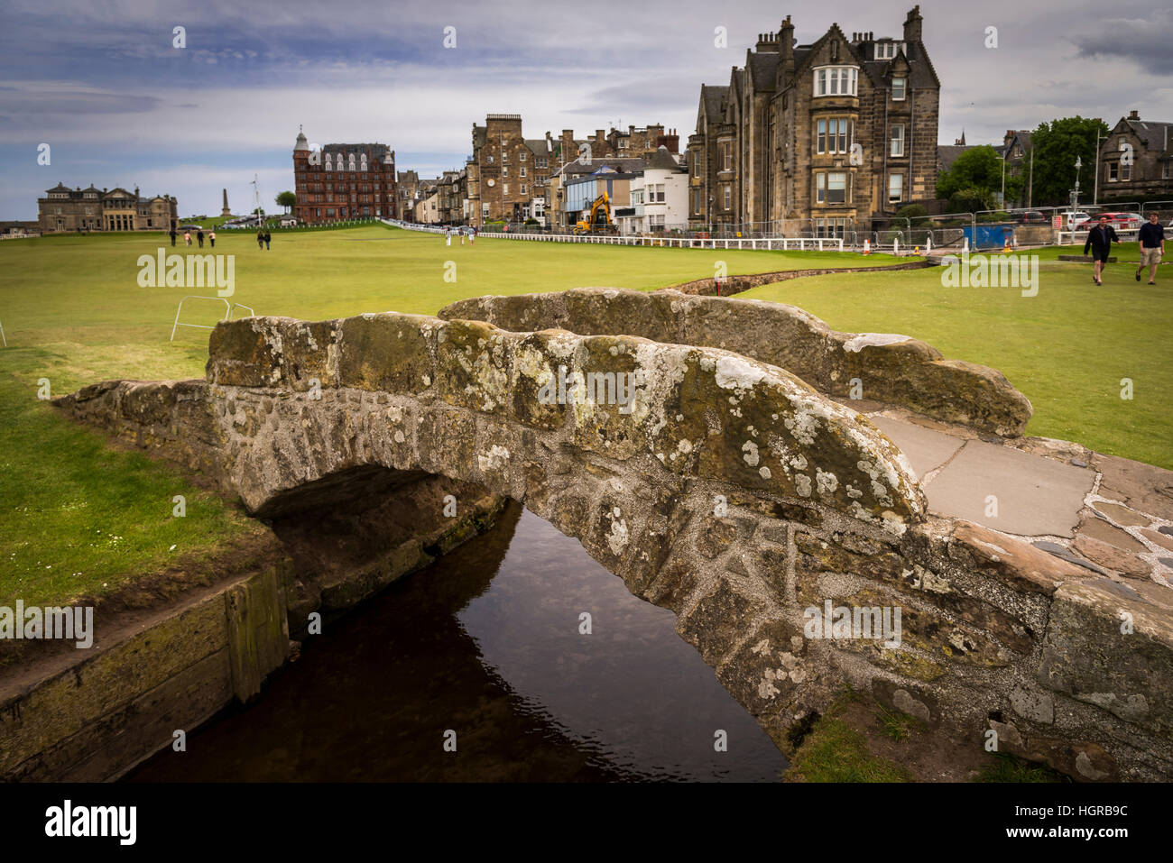 The Swilken Bridge, or Swilken Burn Bridge, is a famous small stone