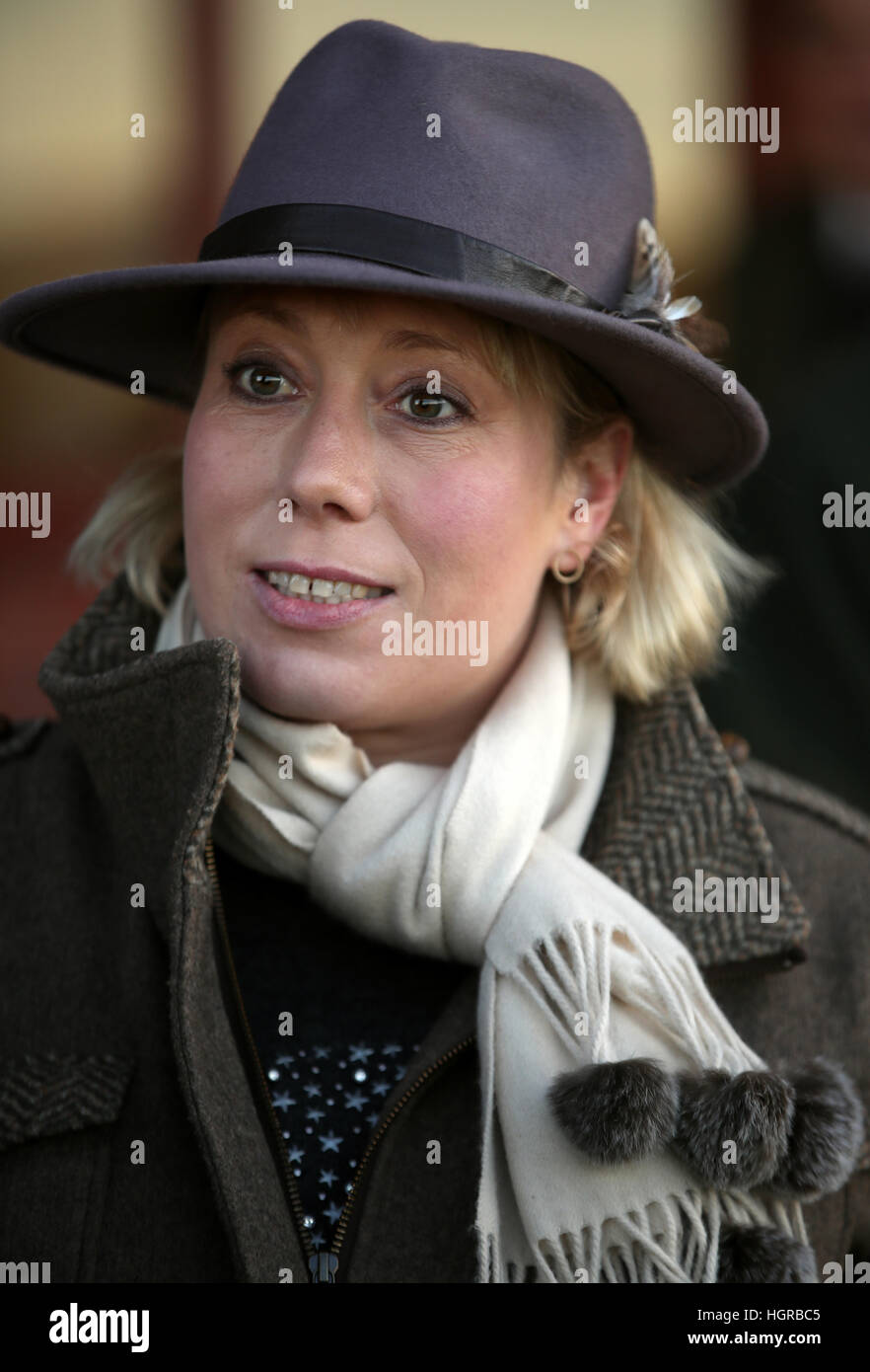 Trainer Kerry Lee at Ludlow Racecourse. PRESS ASSOCIATION Photo
