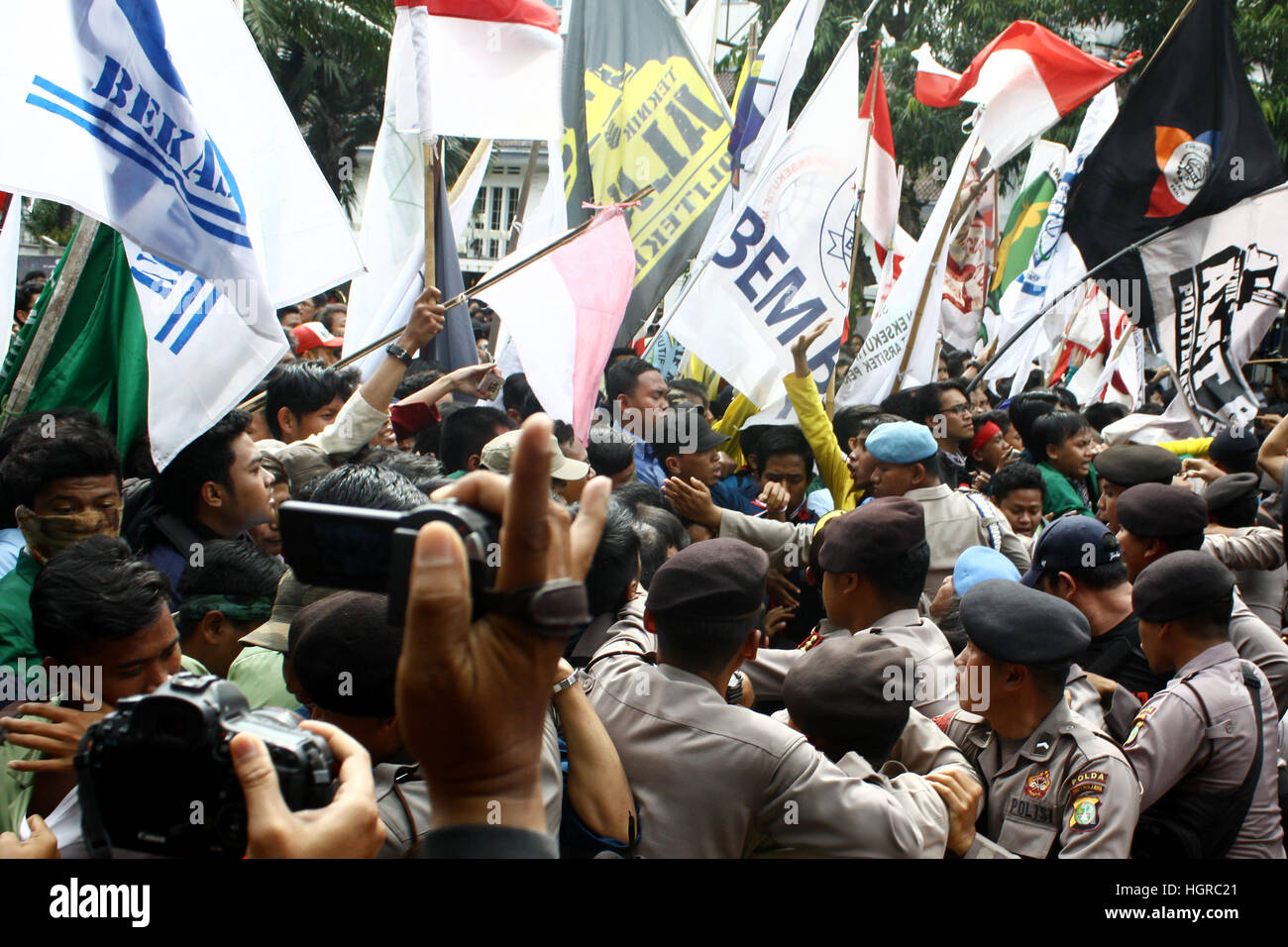 Central Jakarta, Indonesia. 12th Jan, 2017. Hundreds Of Indonesian ...