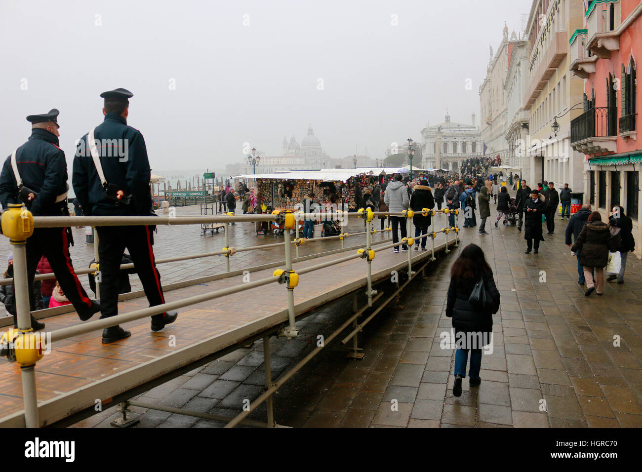 Polizei, Venedig, Italien. Stock Photo