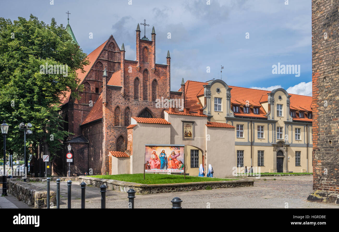 Poland, Pomerania, Gdansk (Danzig), St. Elisabeth church and Hospital in the Old Town of Gdansk Stock Photo