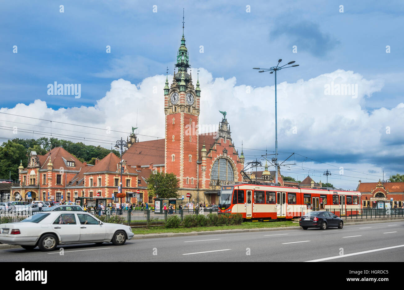 Poland, Pomerania, Gdansk (Danzig), Gdansk Glowny railway station (Danzig Hauptbahnhof) Stock Photo