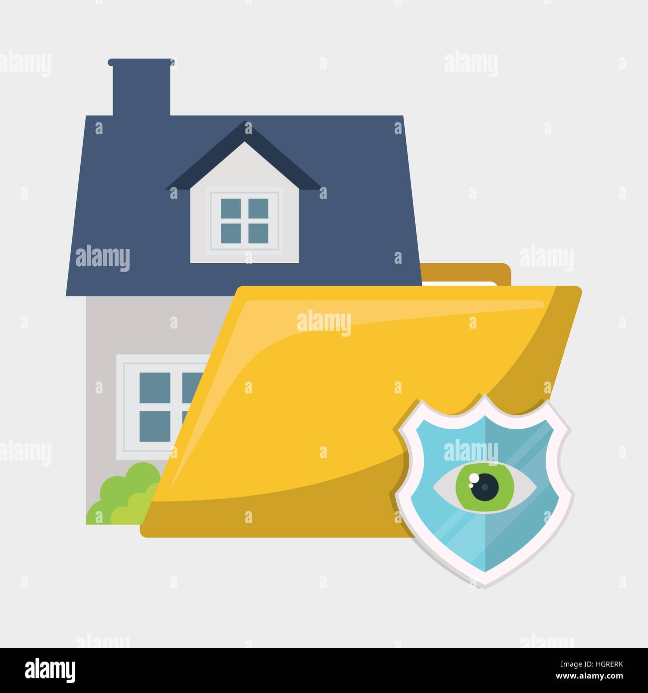 Security Insurance Vector Future assurance Stock Vector Images - Alamy