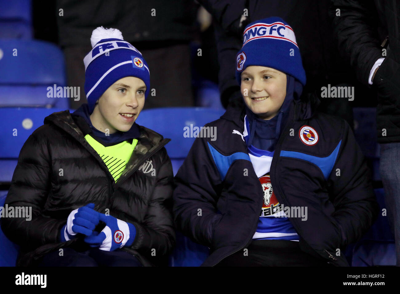 Reading fans before the Sky Bet Championship match at The Madejski ...