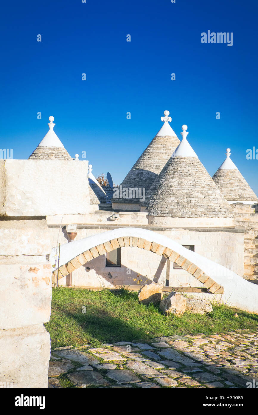 Southern Italy Rural Rural trulli houses in the pulia aeria in southern italy Stock Photo ...