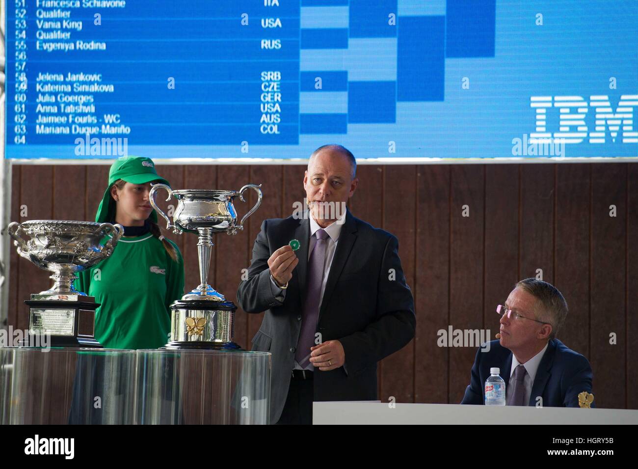 Melbourne, Australia. 13th Jan, 2017. Australian Open Referee Wayne