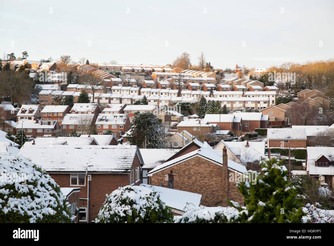 Winter snow biggin hill westerham hires stock photography and images