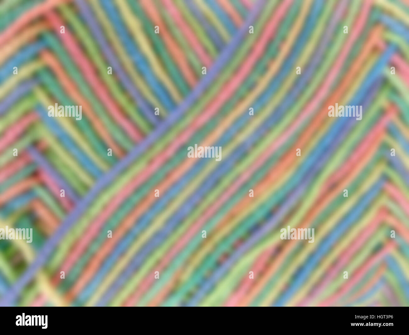 Wool Threads Mixed Together Stock Image - Image of crisscross
