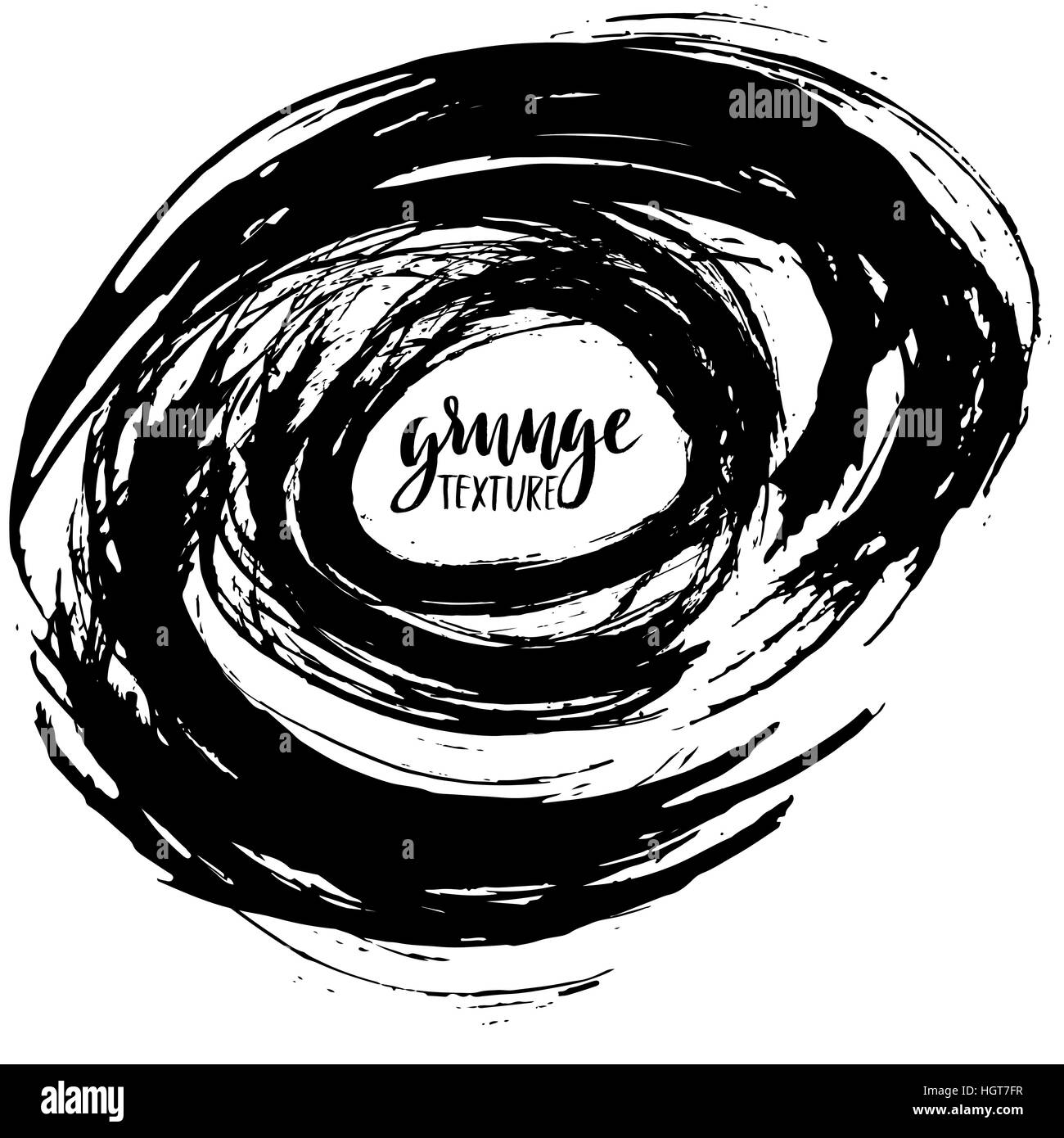 Grunge vector frame. Watercolor background. Hand drawn texture ...
