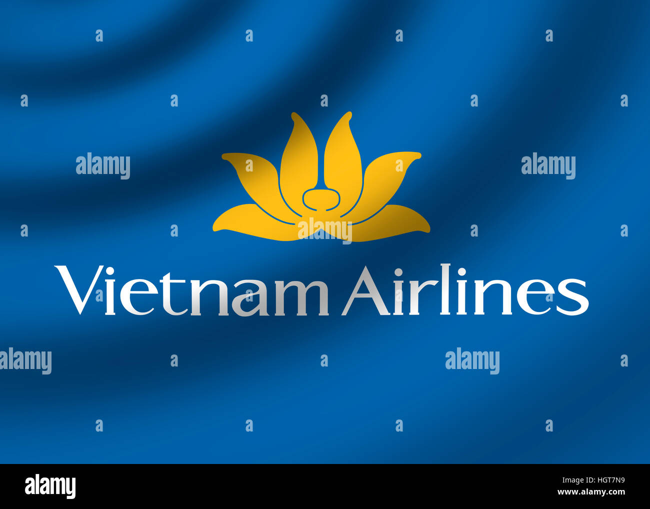 Vietnam Airlines logo symbol flag Stock Photo - Alamy