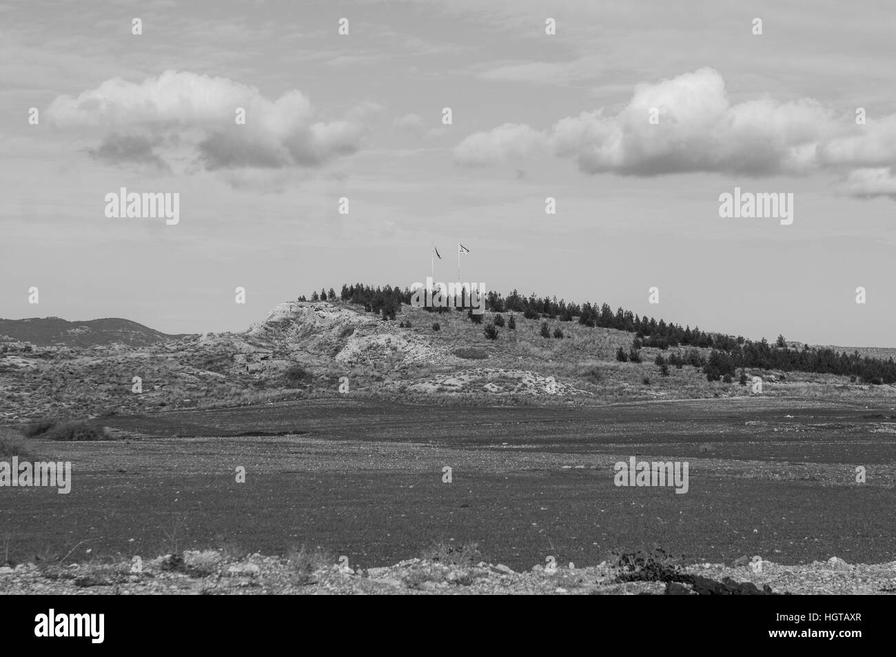 Turkish cypriot flags Black and White Stock Photos & Images Alamy