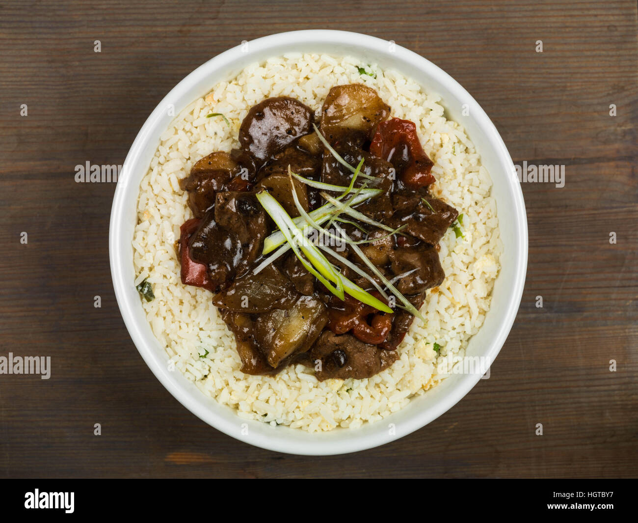 Beef rice stir fry hi-res stock photography and images - Alamy