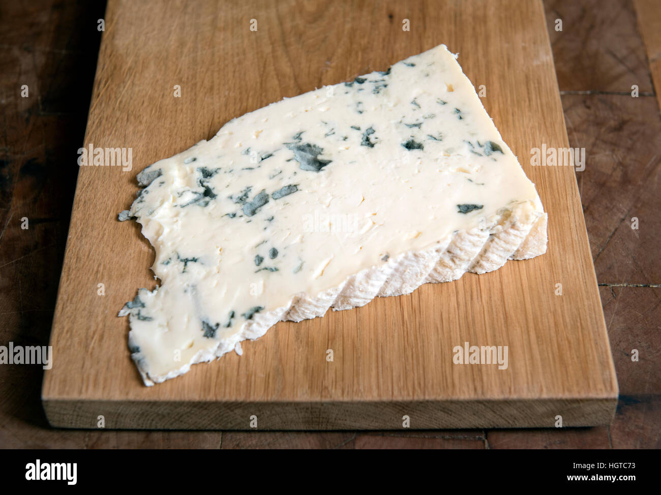 An Italian soft blue cheese Stock Photo Alamy