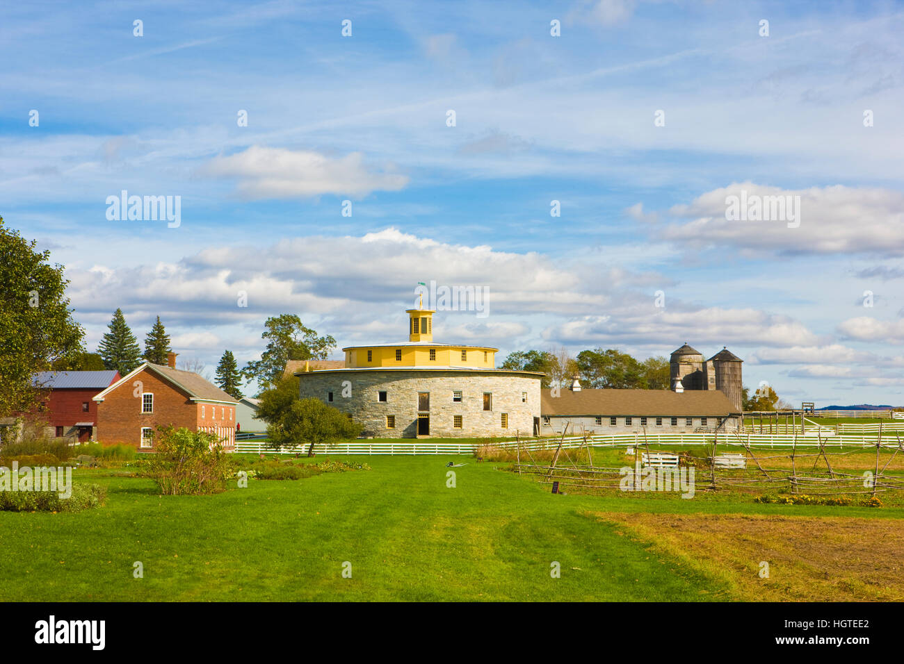 The Hancock Shaker Village in Hancock, Massachusetts Stock Photo Alamy
