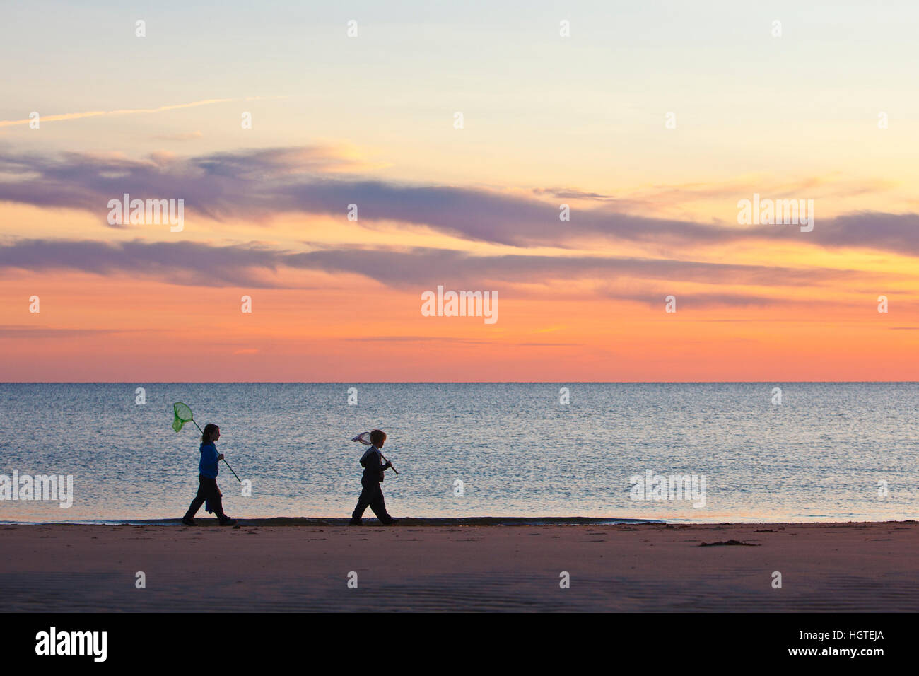 Kids on Bound Brook Island, Cape Cod National Seashore, Wellfleet