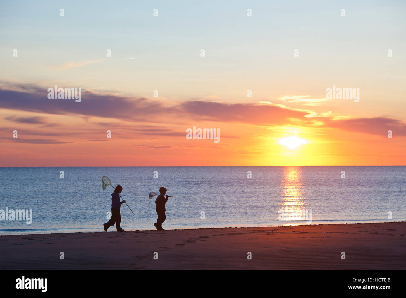 Kids on Bound Brook Island, Cape Cod National Seashore, Wellfleet
