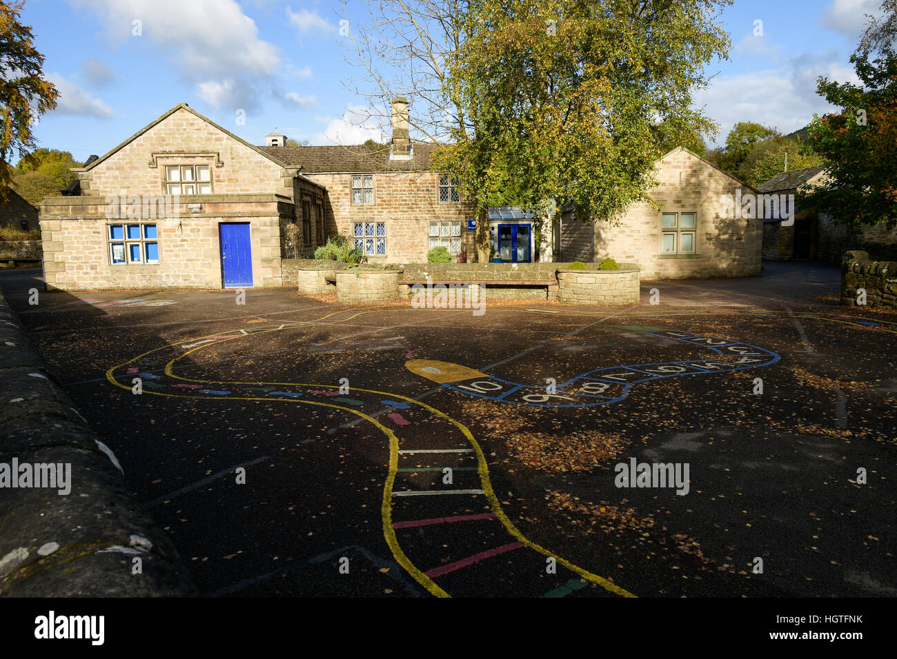 Primary School in Derbyshire England Stock Photo Alamy