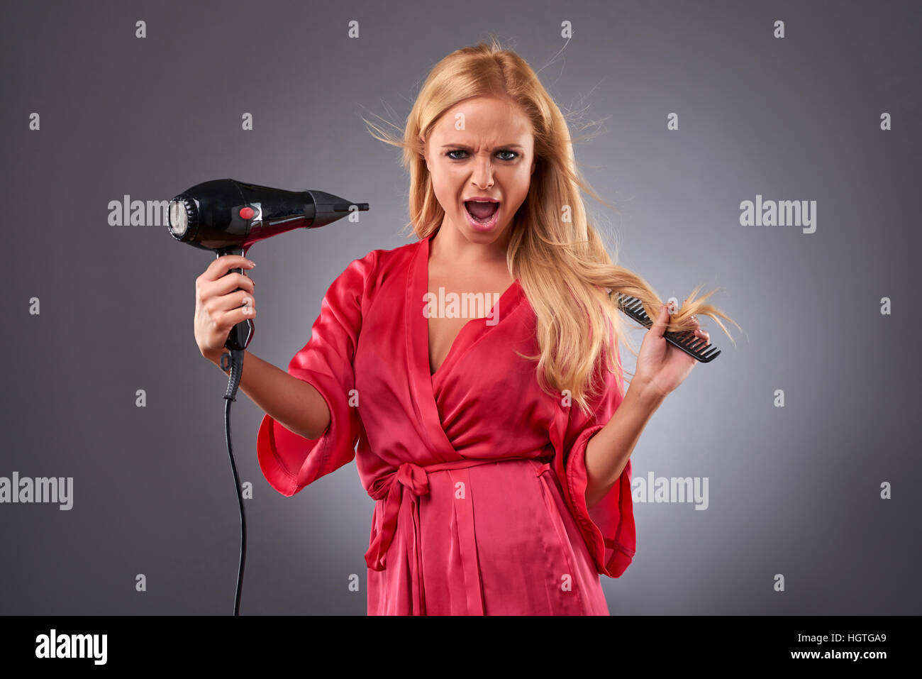 Pink robe hi-res stock photography and images - Alamy