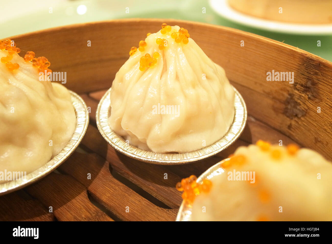 soup dumplings, xiaolongbao, xiao long bao, chinese food Stock Photo