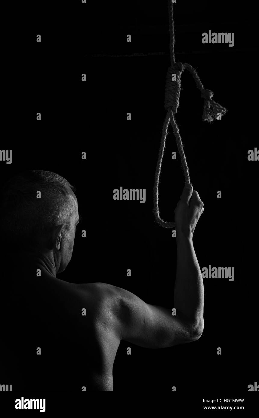 Man hanging himself hires stock photography and images Alamy