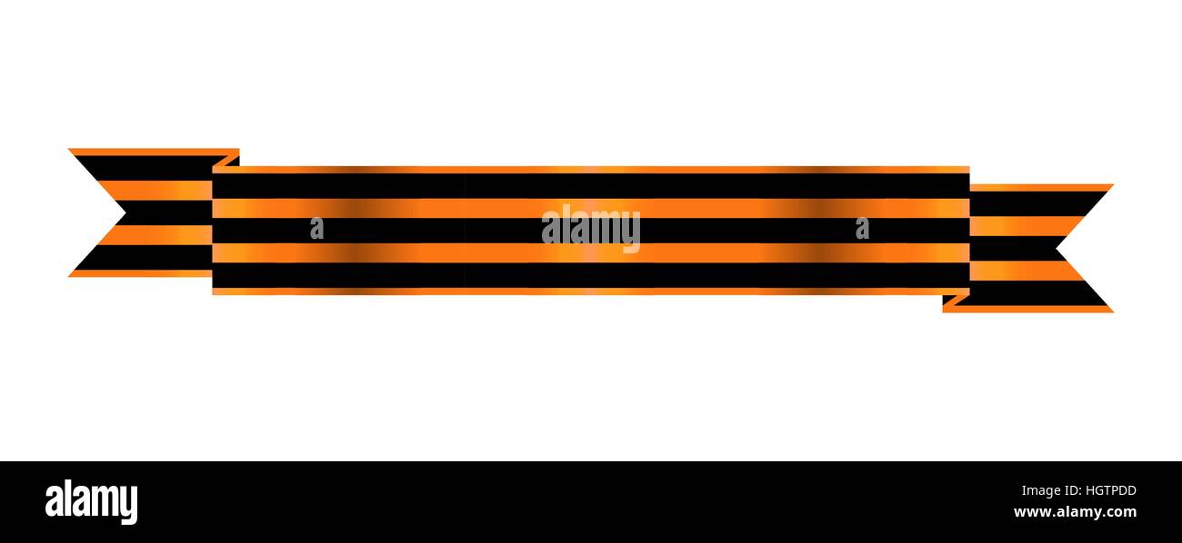 Twocolor Ribbon Order of St. For service and bravery Stock