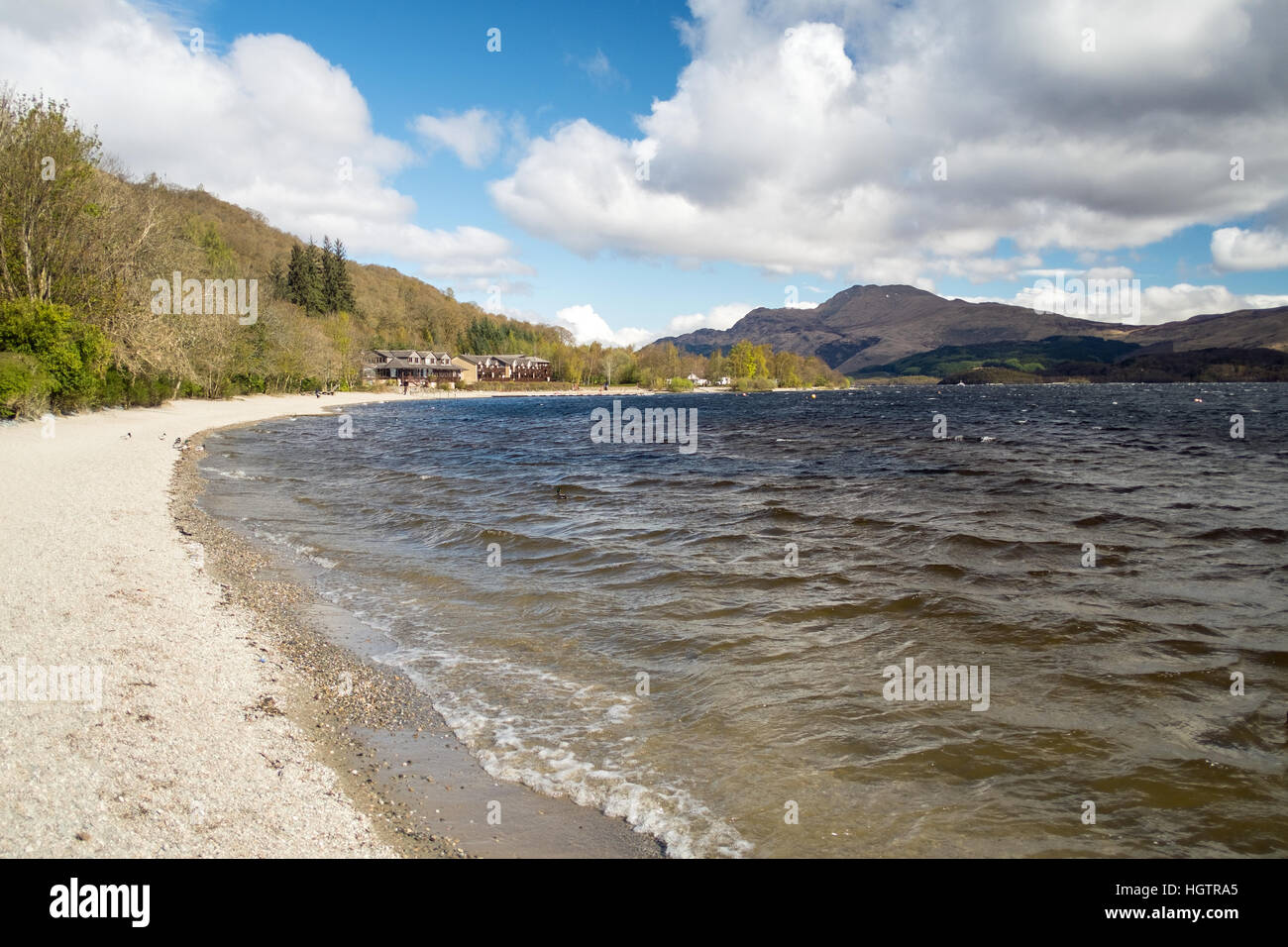 Loch Lomond in Luss Scotland Stock Photo Alamy