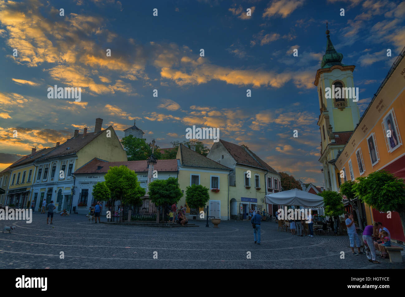 Town of Szentendre in Hungary Stock Photo
