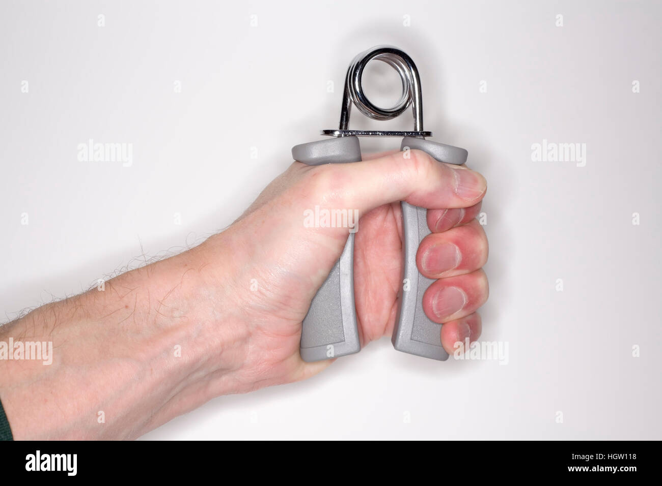 Hand grip with spring hires stock photography and images Alamy