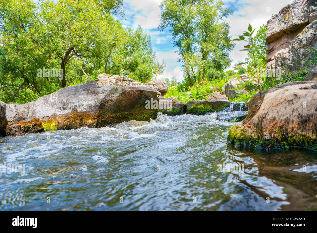 Rapid stream mountain water hi-res stock photography and images - Alamy